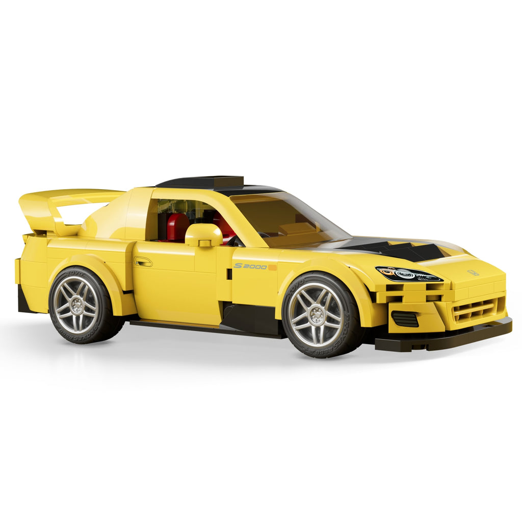 ミニカー HotWheels BRICK SHOP '07 HONDA S2000 Mattel Brick Shop Hot Wheels '07 Honda S2000 Building Toy Kit