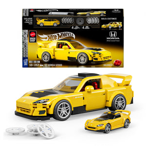 Mattel Brick Shop Hot Wheels ’07 Honda S2000 Building Toy Kit