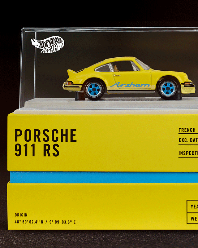 Hot Wheels x Daniel Arsham Collab: 1973 Porsche 911 RSA | Mattel Hot Wheels x Daniel Arsham Collab: 1973 Porsche 911 RSA | Mattel