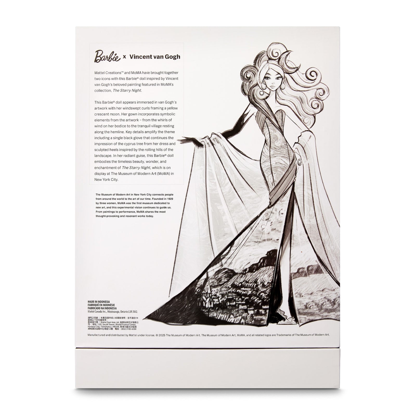 Barbie x MoMA Vincent van Gogh Doll