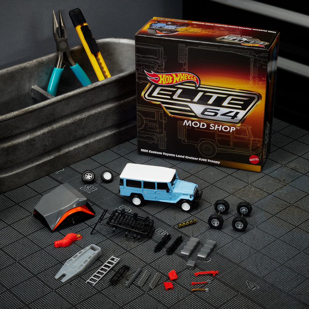Hot Wheels Elite 64 Mod Shop 1982 Custom Toyota Land Cruiser FJ45 Troopy
