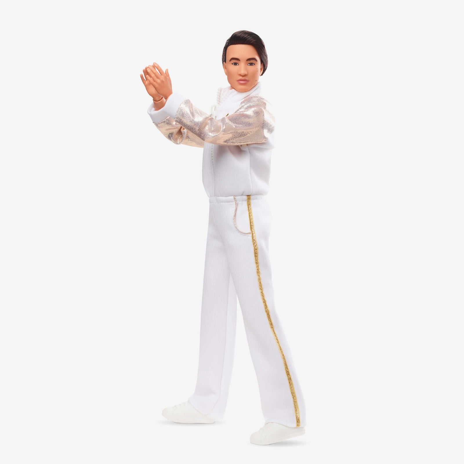Ken Doll In White and Gold Tracksuit – Barbie The Movie